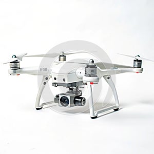 Drone isolated on white background