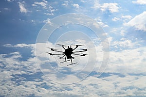 drone with lidar sensor photo