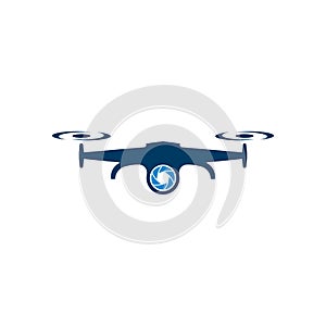 Drone logo vector icon
