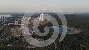 drone movement near operating reactors of a nuclear power plant