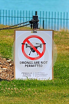 Drones are not permitted