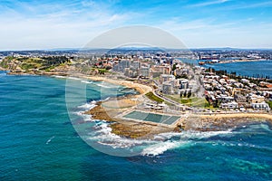 Drone Photo of Newcastle Beach,  Newcastle NSW Australia