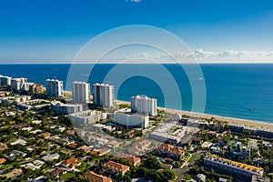 Drone photography real estate Deerfield Beach Florida USA photo