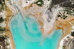 Drone point of view Embalse de La Pedrera