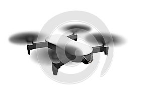 Drone quadrocopter flight uav