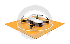 Drone quadrocopter uav