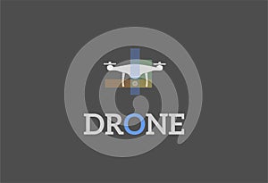 drone related-logo template