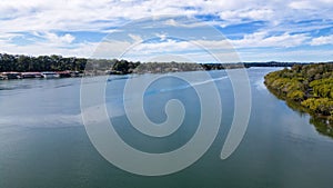 Drone shot of Blackman Point in Port Macquarie, New South Wales, Australia