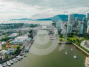 Vancouver's bridges from above