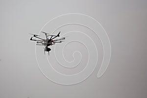 Drone on tha sky