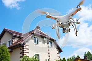 Drone usage. private property protection or real estate check