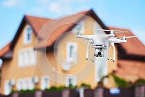 Drone usage. private property protection or real estate check