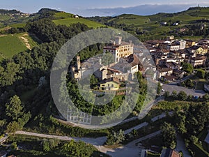 Drone View of Barolo Village