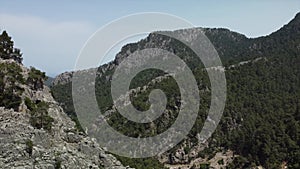 Drone view on the Goynuk canyon in Turkey