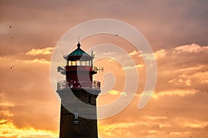 drone view of lighthouses from Kap Arkona