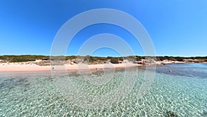 Drone view of Piana island in Corsica