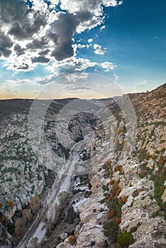 Drone view to the Phrygian valley