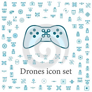 droning board icon. drones icons universal set for web and mobile