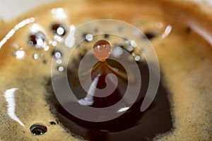 Drop of coffee