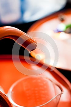 Drop of engine oil photo