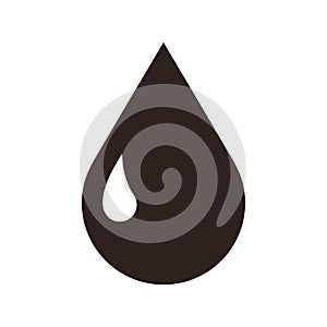 Drop icon - vector illustration