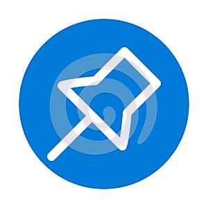 Drop pinLine Style vector icon which can easily modify or edit