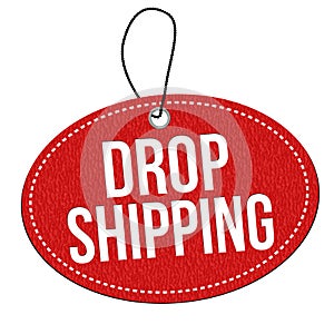 Drop shipping label or price tag