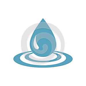 Drop splash icon vector, flat design best vector icon. Stock Vector illustration isolated on white background