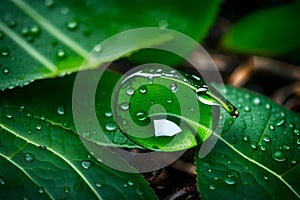 DROP OF WATER GENERATED BY AI TOOL