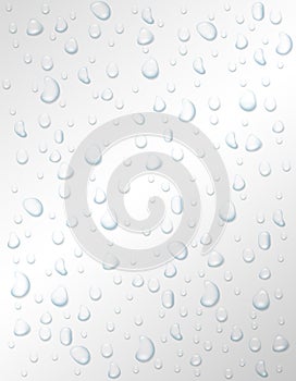 drop of water rain or spray vector illustration