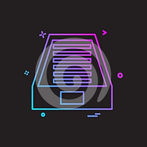 Dropbox icon design vector