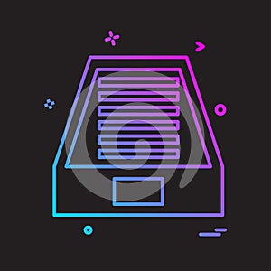 Dropbox icon design vector