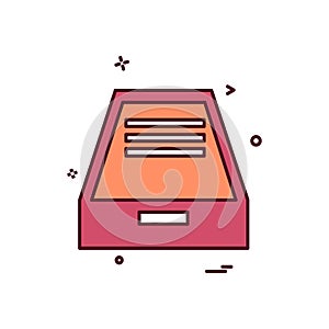 Dropbox icon design vector