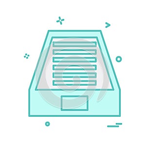 Dropbox icon design vector