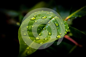 Droplet after rain