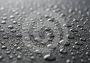 The droplets vary in size, creating a pattern of circular shapes