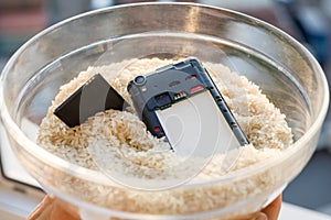 Dropped your phone in water - The fix is rice.