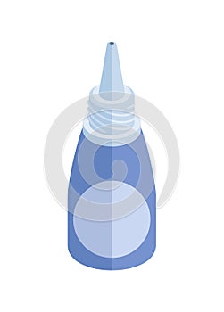 Dropper bottle. Eyedropper bottle. Simple flat illustration.