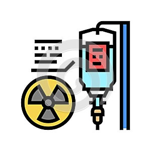 dropper radiology color icon vector illustration flat