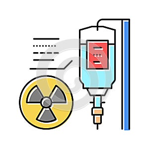 dropper radiology color icon vector illustration flat