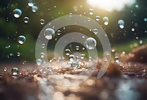 Drops background stock illustrationWater, Drop, Backgrounds, Freshness, Bubble