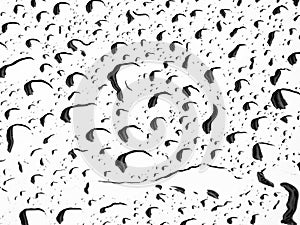 Water Drops on glass