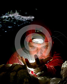 Drops of water in the cave