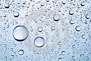 Drops of water macro photo photo