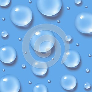 Drops of water vector illustration