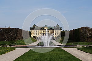 Drottningholm Palace Garden near Stockholm, Sweden