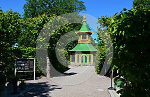 Drottningholm is a palace and park ensemble, in Sweden.
