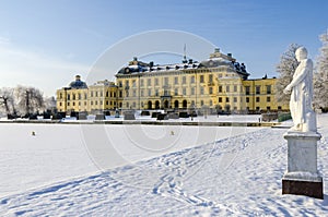Drottningholm palace wintertime