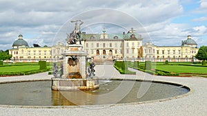 drottningholm palace, stockholm, sweden, timelapse, 4k