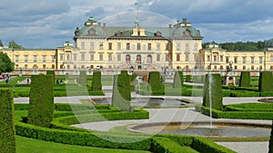 drottningholm palace, stockholm, sweden, timelapse, 4k